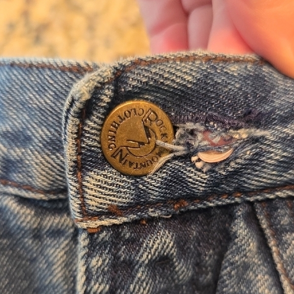Vintage Rocky Mountain BAREBACK High Rise Western Pleated Mom Jeans Size 30 - Picture 12 of 12